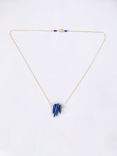 Load image into Gallery viewer, Lapis 4 dagger Necklace

