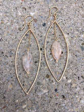 Load image into Gallery viewer, Sunstone Almond shape Earrings
