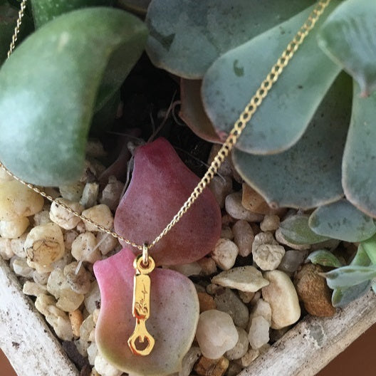 .Handcrafted Bottle Opener charm Necklace
