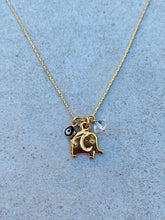 Load image into Gallery viewer, Golden Elephant Trio Necklace

