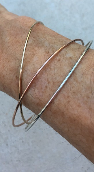 Intertwined Bangles (Trio) – Lexi Handcrafted Jewelry