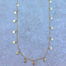 Load image into Gallery viewer, Tiny Coins Necklace (Long)
