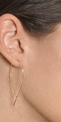.14kt Gold filled Hooped Earrings