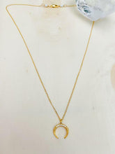 Load image into Gallery viewer, Gold Moon Necklace
