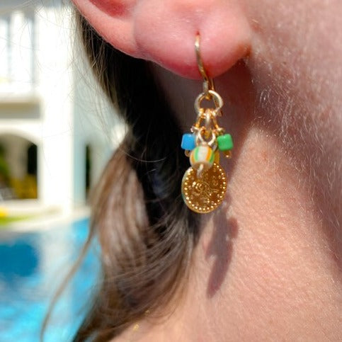 Brighter days ahead Coin Earrings