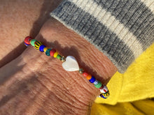 Load image into Gallery viewer, Rainbow HEART Bracelet
