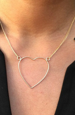 Handcrafted 14kt Gold filled Heart Necklace