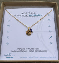 Load image into Gallery viewer, Astrological Sign &amp; Power Stone Necklace
