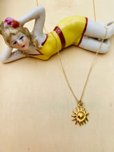 Load image into Gallery viewer, You’re My Sunshine - Sun Charm Necklace
