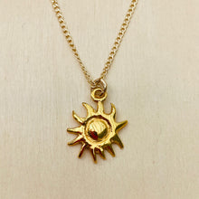 Load image into Gallery viewer, You’re My Sunshine - Sun Charm Necklace
