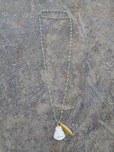 Load image into Gallery viewer, Mother of Pearl Buddha charm Necklace
