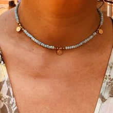 Load image into Gallery viewer, Singing the Blues Larimar Choker
