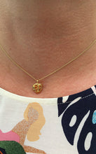 Load image into Gallery viewer, .14kt Gold platted Leaf charm Necklace
