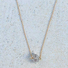 Load image into Gallery viewer, 14KT Gold Herkimer Necklace
