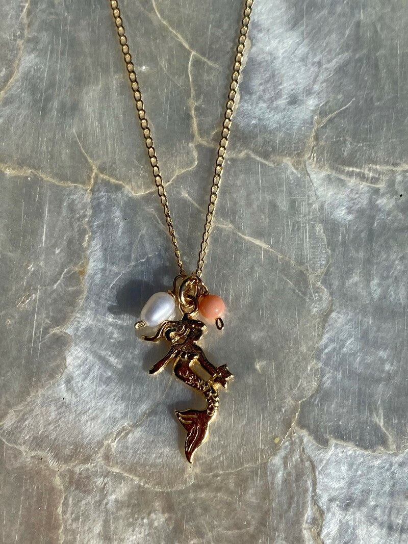 New Miss Mermaid Charm Necklace