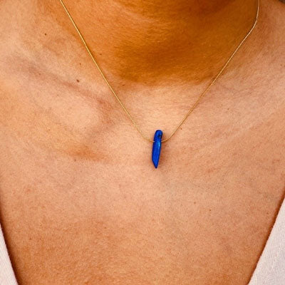 Accent of Blue Lapis Necklace