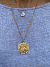 Load image into Gallery viewer, Palm Tree Coin Necklace
