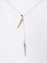 Load image into Gallery viewer, Pointy dagger Lariat Necklace

