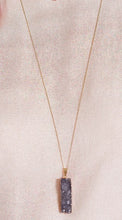 Load image into Gallery viewer, .Druzy Necklace - Rectangular
