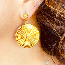 Load image into Gallery viewer, Maya Swirl Stud Earrings
