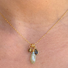 Load image into Gallery viewer, Shimmery Sage Necklace Trio
