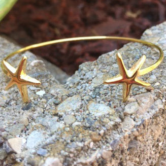Starfish cuff Bracelet - Double