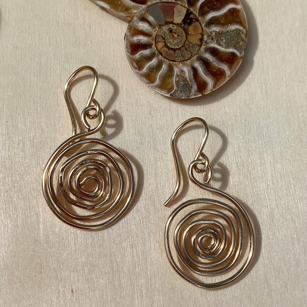 Swirl n' Gold Earrings