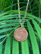 Load image into Gallery viewer, Maya Swirl pendant Necklace
