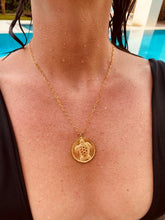 Load image into Gallery viewer, Turtle Coin Necklace
