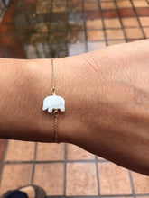 Load image into Gallery viewer, Cute Mother of Pearl Elephant Bracelet
