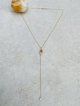 Load image into Gallery viewer, Sunstone Y Necklace
