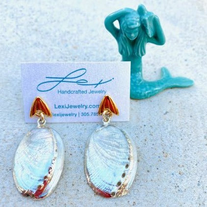 Mermaid Tail & Shell Earrings