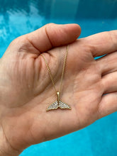 Load image into Gallery viewer, Sparkly Mermaid Tail Necklace
