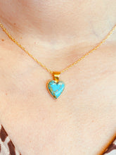 Load image into Gallery viewer, Amor Azul Small HEART Necklace

