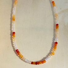 Load image into Gallery viewer, Mexican fire opal choker Necklace
