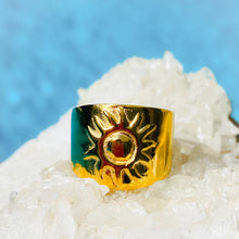 Load image into Gallery viewer, Sunshine In Adjustable Gold Ring
