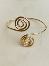 Load image into Gallery viewer, Double Swirl Cuff Bracelet
