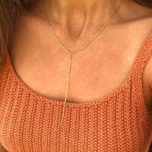 Load image into Gallery viewer, Stunning Italian chain &quot;Y&quot; Necklace
