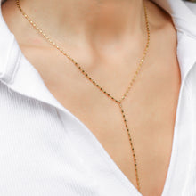 Load image into Gallery viewer, Stunning Italian chain &quot;Y&quot; Necklace

